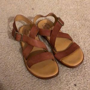 Brown leather sandals BRAND NEW